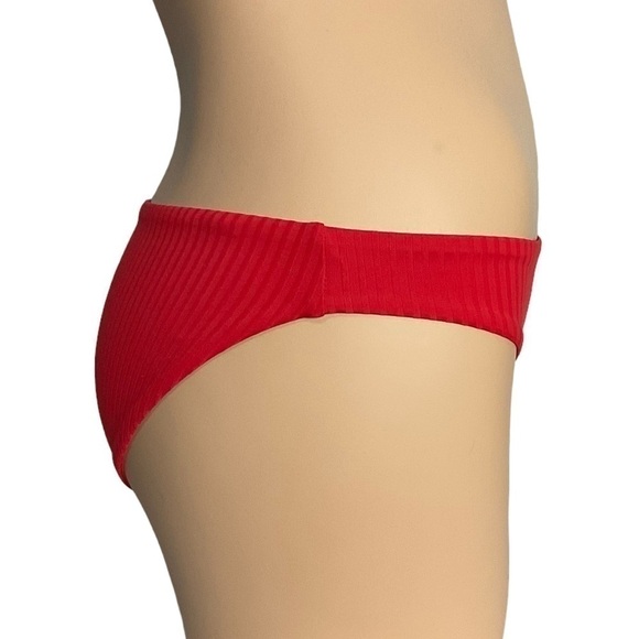 VITAMIN A Midori Bikini Bottoms Red Size 6 Small - Picture 2 of 8